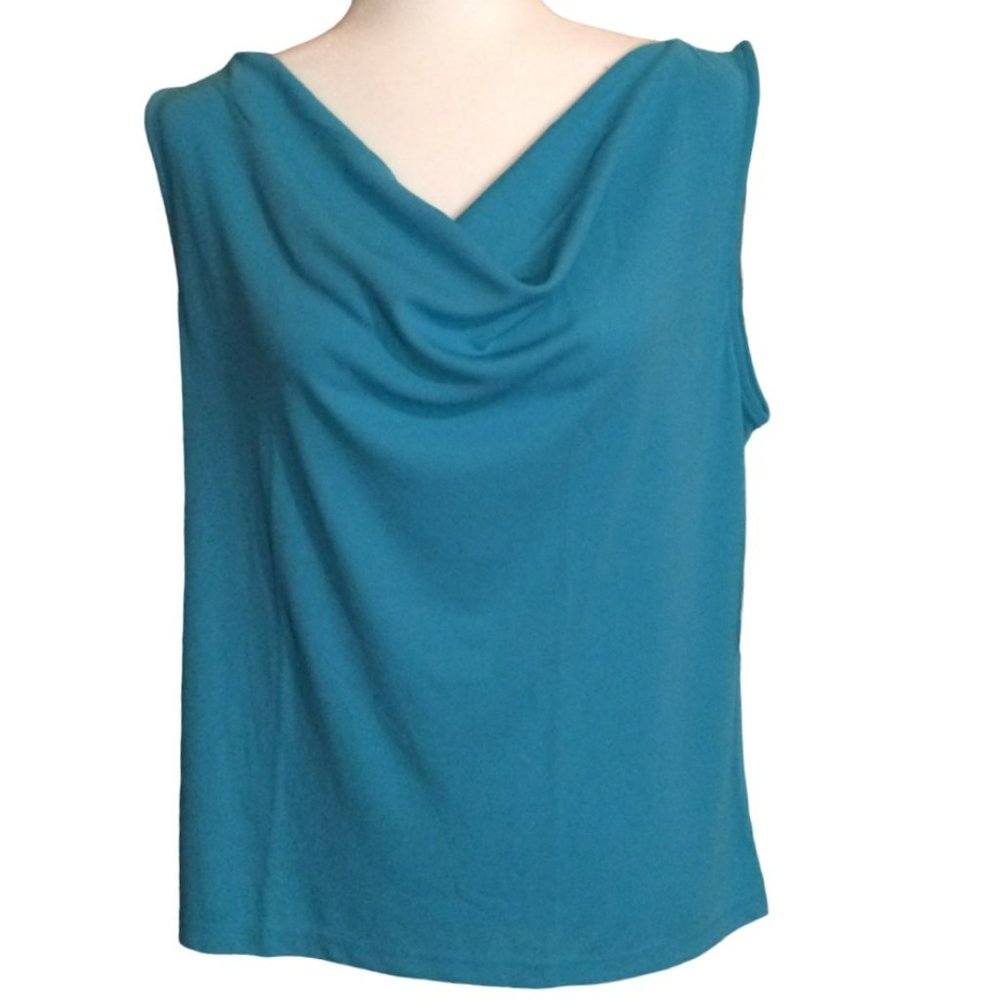 Worthington Cowl Neck Tank Top. New With Tickets. Size Large